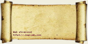 Emilija Bjelić vizit kartica